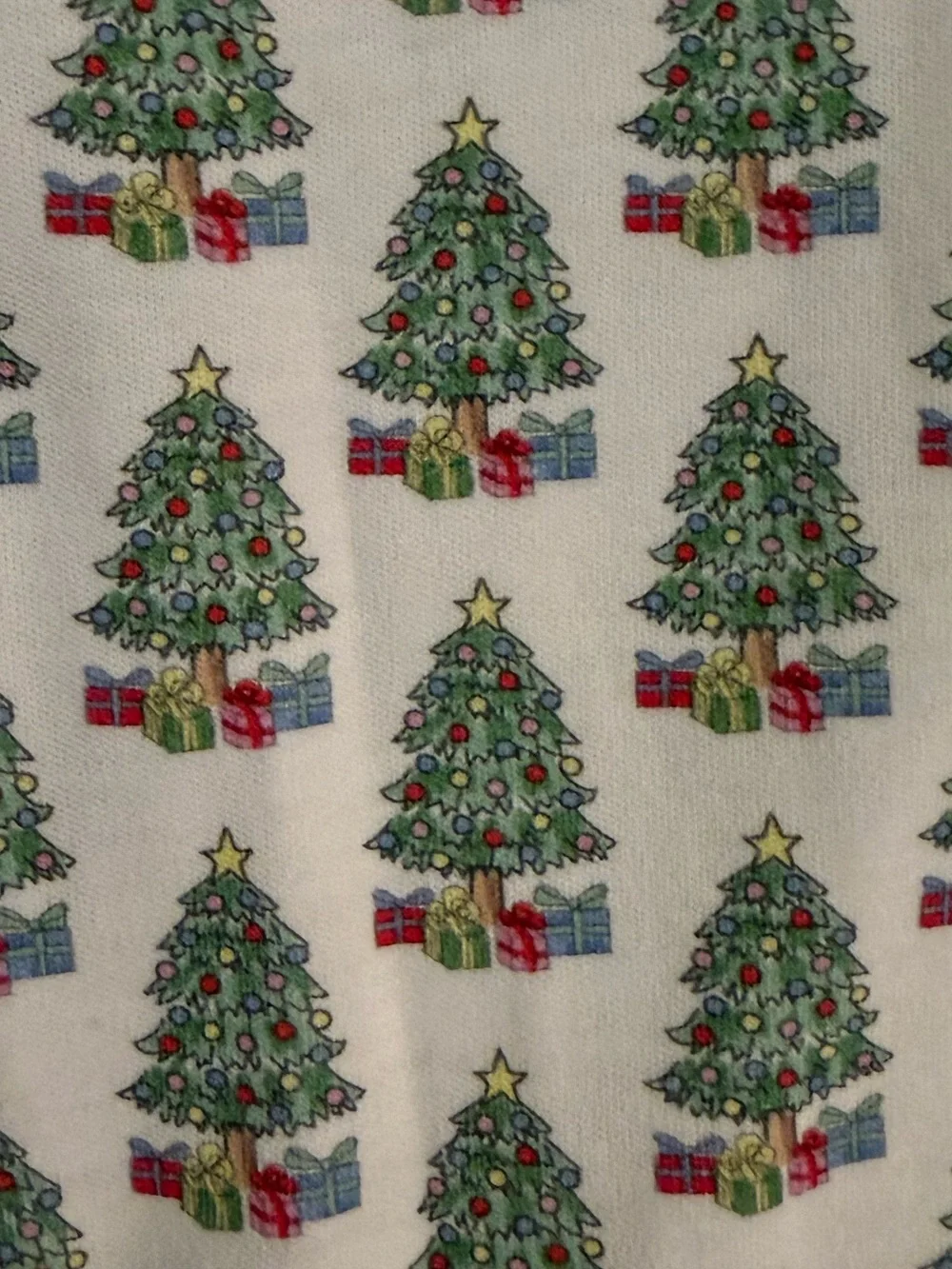 Lila & Hayes Christmas Tree Zip Pajamas 12-18M